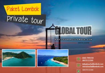 paket tour lombok 4 hari gili trawangan pink beach
